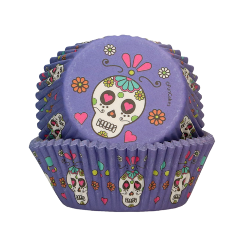 CÁPSULAS DE CUPCAKES FUNCAKES - CAVEIRA MEXICANA