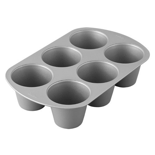 FORMA PARA MUFFINS WILTON (EXTRA-GRANDE) - 6 CAVIDADES