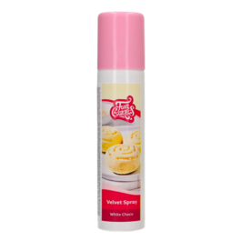 SPRAY "VELVET" EFEITO AVELUDADO FUNCAKES - CHOCOLATE BRANCO (100 ML)