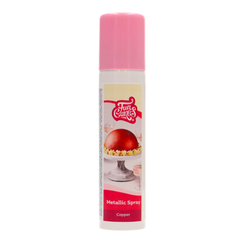 SPRAY METLICO FUNCAKES - COBRE BRILHANTE (100 ML)