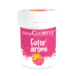 CORANTE EM P E AROMATIZANTE SCRAPCOOKING - ROSA / FRAMBOESA (10 G)