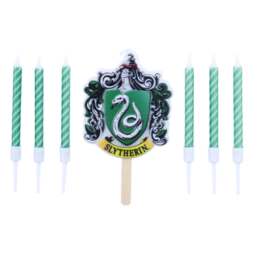 CONJUNTO DE VELAS DE ANIVERSRIO "HARRY POTTER" PME - SLYTHERIN