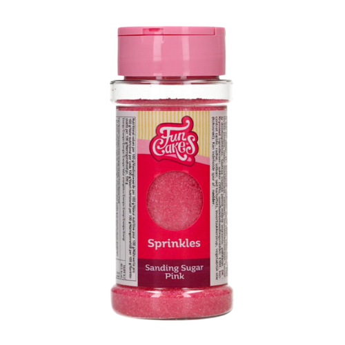 GRO FINO DE ACAR "SANDING SUGAR" FUNCAKES - ROSA (80 G)