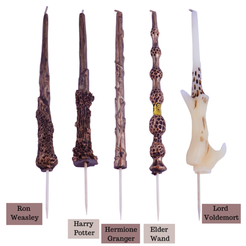 VELA DE ANIVERSRIO "HARRY POTTER" PME - VARINHA DE "ELDER WAND