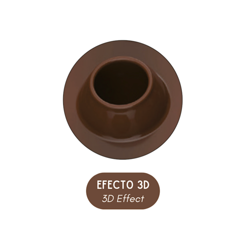 MOLDE SILIKOMART DE SILICONE PARA CHOCOLATE - OVO (3D)