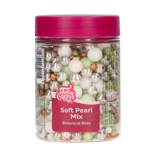 FUNCAKES PÉROLAS DE AÇÚCAR SOFT - MIX "BOTANICAL BLISS" (80 G)
