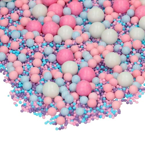 FUNCAKES PÉROLAS DE AÇÚCAR SOFT - MIX "BUBBLEGUM POP" (80 G)