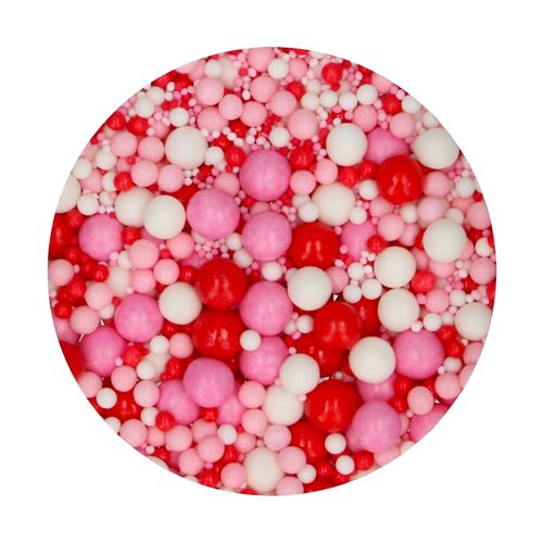 FUNCAKES DE PÉROLAS DE AÇÚCAR SOFT - MIX "CRAZY IN LOVE" (80 G)