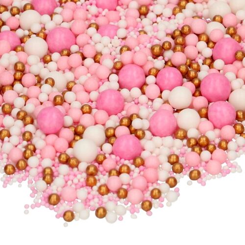 FUNCAKES DE PÉROLAS DE AÇÚCAR SOFT - MIX "PINK CELEBRATION" (80 G)