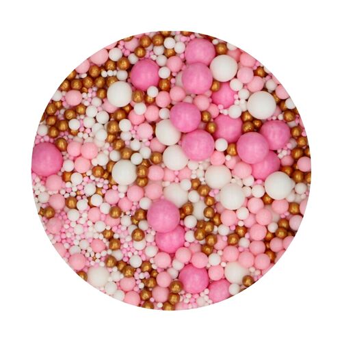 FUNCAKES DE PÉROLAS DE AÇÚCAR SOFT - MIX "PINK CELEBRATION" (80 G)